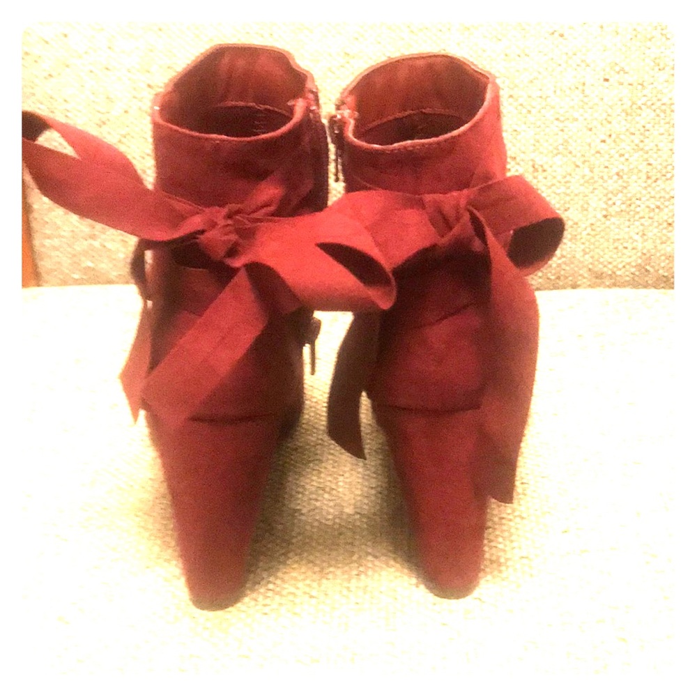 Burgundy Bootie